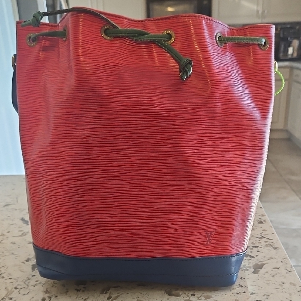 Louis Vuitton Neo Red, Blue and Green Bucket Bag - Limited Edition